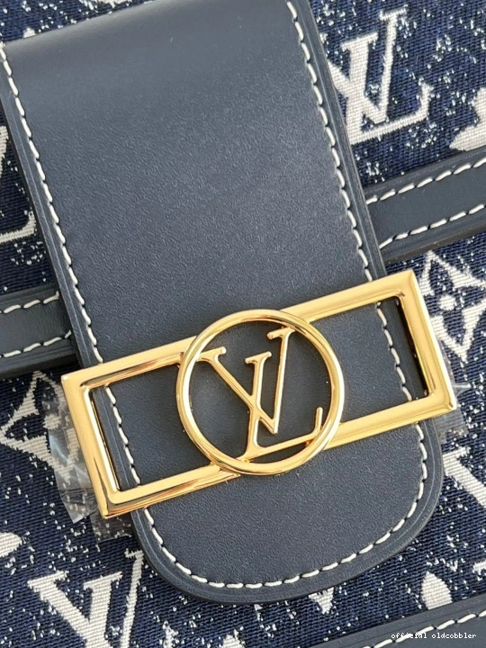 Official oldcobbler VUITTON DAUPHINE LOUIS MM 0731